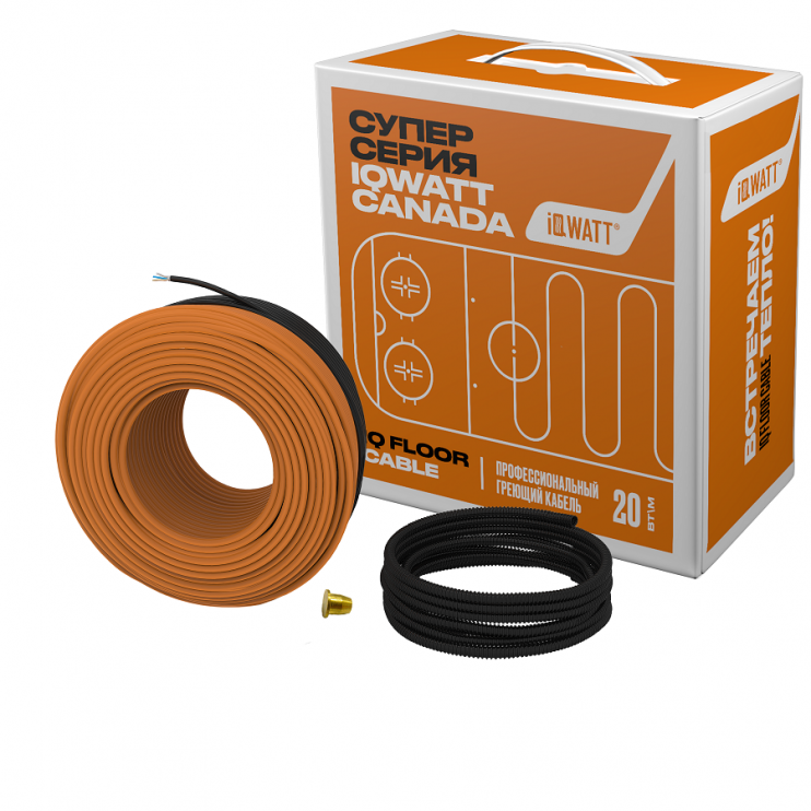 Греющий кабель IQ FLOOR CABLE 20 Вт/м - 140 м