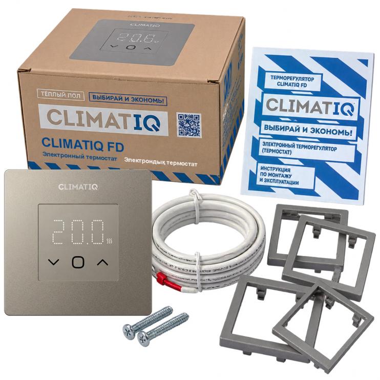 Электронный терморегулятор CLIMATIQ FD шампань
